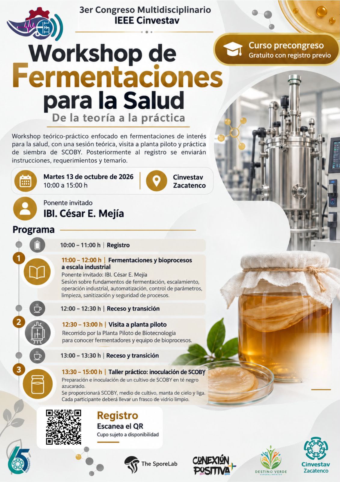Workshop: Fermentaciones para la salud