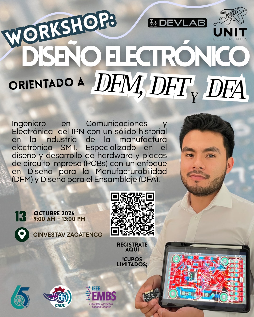 Workshop: Diseño electrónico orientado a DFM, DFT y DFA
