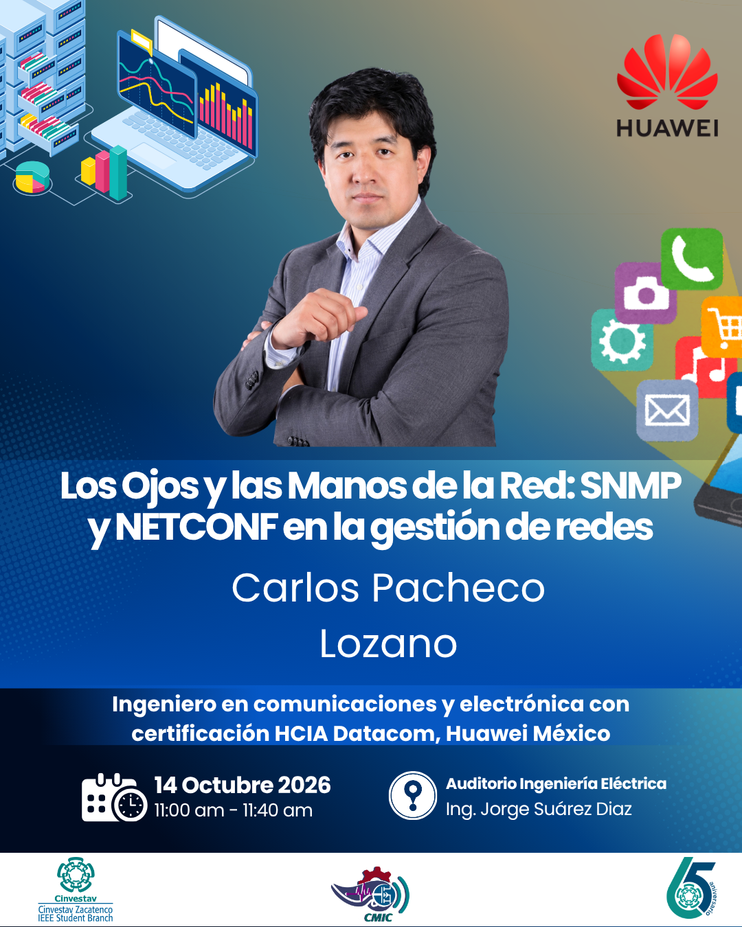Carlos Pacheco Lozano: Los ojos y las manos de la red, SNMP y NETCONF